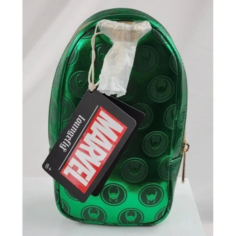 Loungefly Marvel Loki Metal Drip Pencil Case Backpack Purse Attachment New NWT